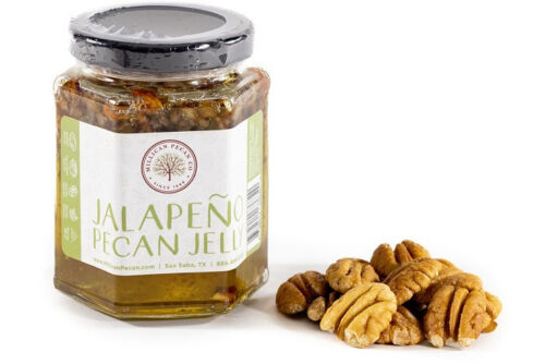 Jalapeno Pecan Jelly | 11 oz. Jar | Millican Pecan since 1888 | San Saba, Texas - Picture 1 of 2