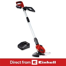 Einhell Cordless Strimmer 24cm 18V Lawn Trimmer With Battery &Blades GE-CT 18 Li