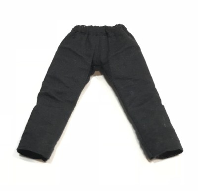 SU-KHAKI-BK: 1/12 Black Pants for 6'' GWToys VToys Mezco muscular body
