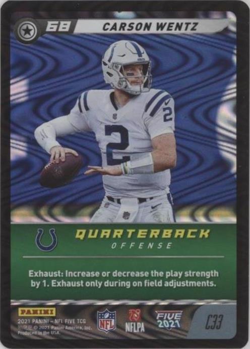 2018 Pann Rookes & Stars - Nfl Authentc Relcs Carson Wentz #A-11