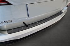 Ladekantenschutz Edelstahl schwarz passend für Skoda Kamiq ab Facelift 08.2023-