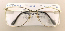 Vintage DEAUVILLE 10 Gold 57/17 Eyeglass Frame New Old Stock