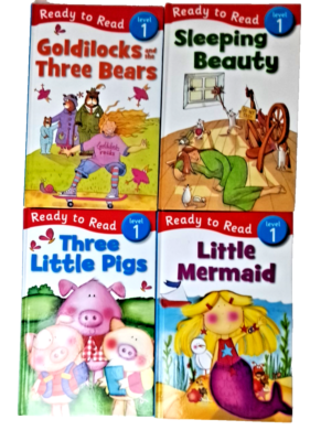#ad Ready To Read Level 1 Books Lot Of 4 Starting Out Fairytales Hardcover $14.95
