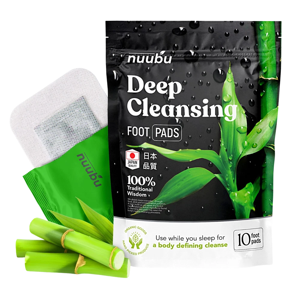 || NUUBU || Detox Fußpflaster für Stressabbau & Tiefschlaf | 10-30 Pads