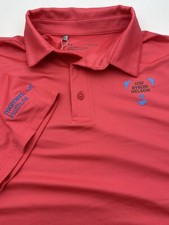 Under Armour Men’s Pink Loose Golf Polo Shirt Size Large BYRON NELSON AT&T NWT