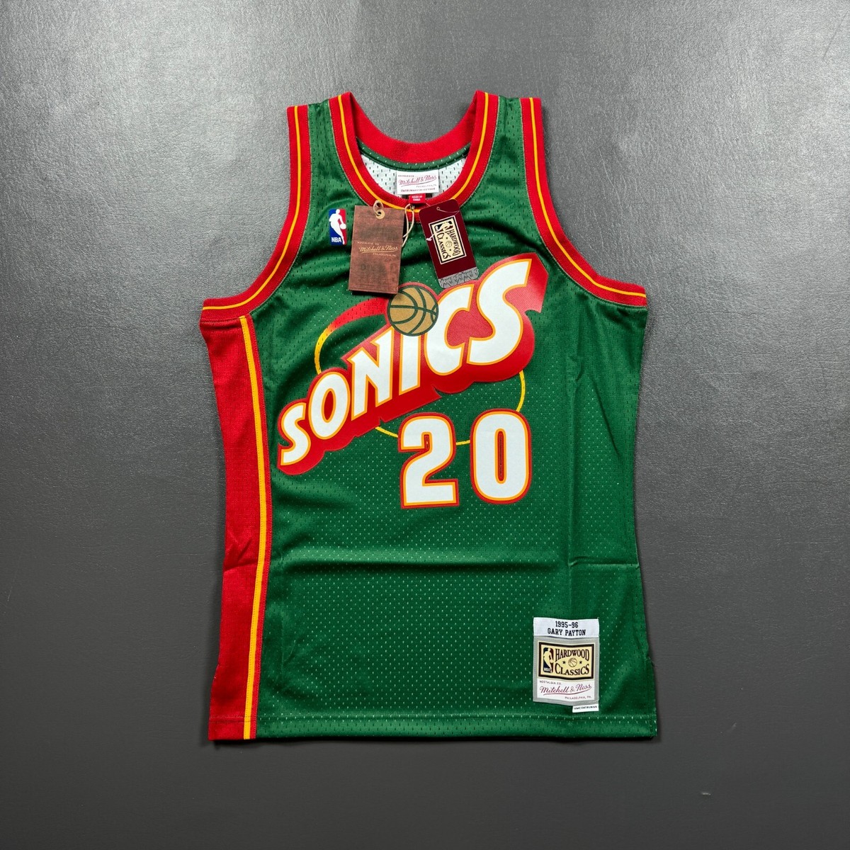 【希少】NBA SONICS PAYTON ユニフォーム 1995-01 Authentic Seattle SuperSonics Payton #20 Champion
