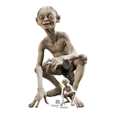 Gollum from The Lord of the Rings Cardboard Cutout Official Standee FREE Mini
