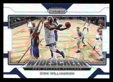 2021-22 Panini Prizm #4 Zion Williamson Widescreen Prizms Silver
