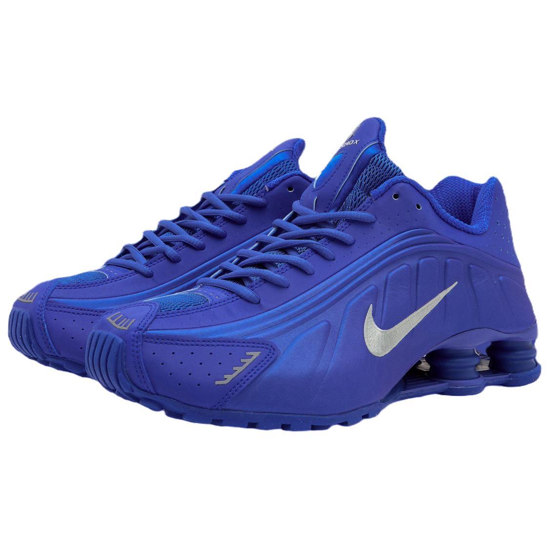 Nike Shox R4 Racer Blue Metallic Silver Women's HJ7303-445 | eBay