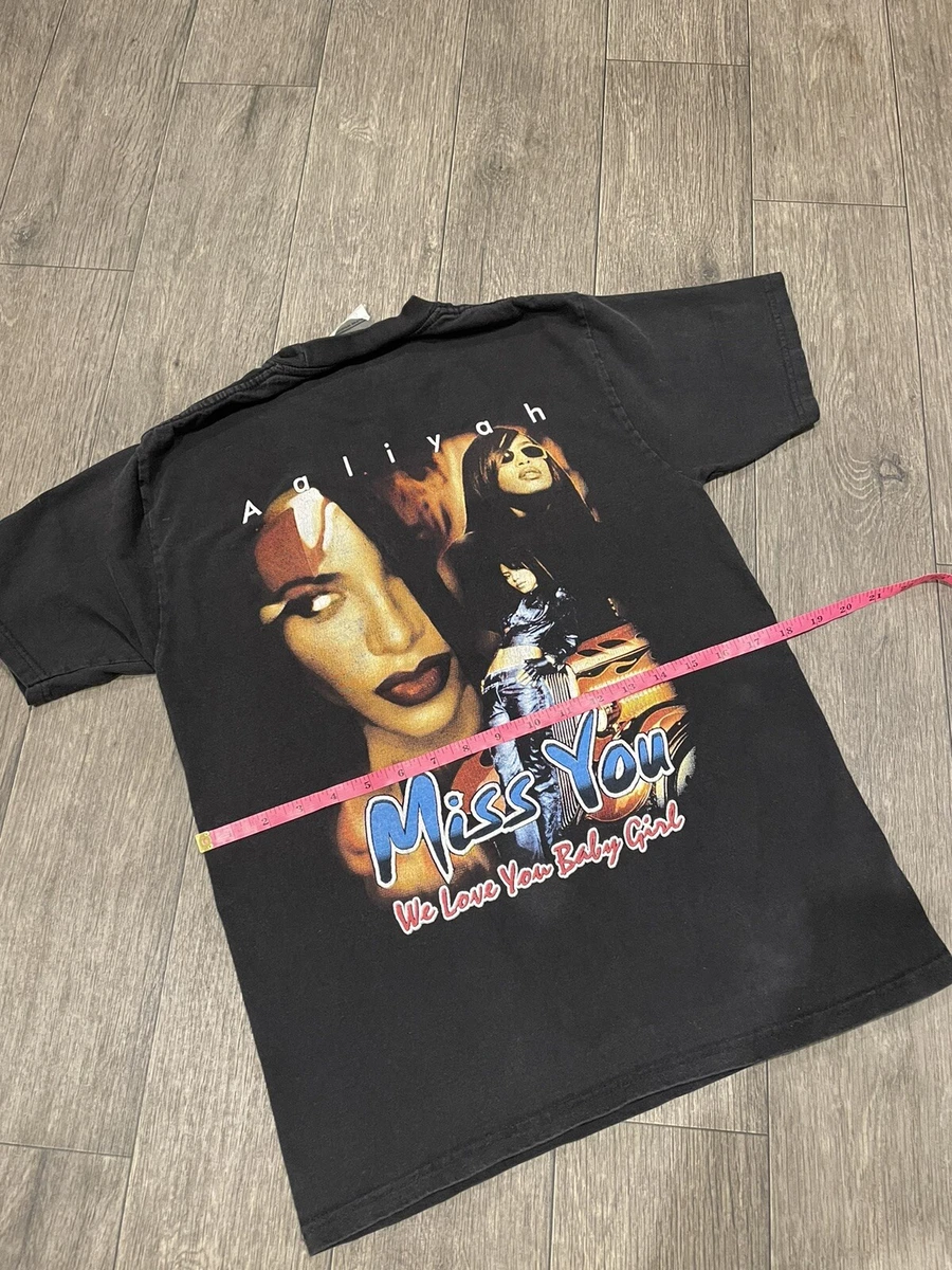 Vintage In Memory AALIYAH t shirt rap tee