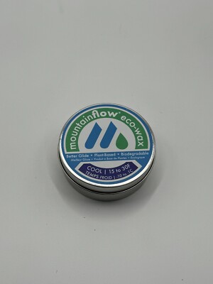 MountainFLOW Quick Eco Wax - Cool 57g Ski Snowboard Snow Sports