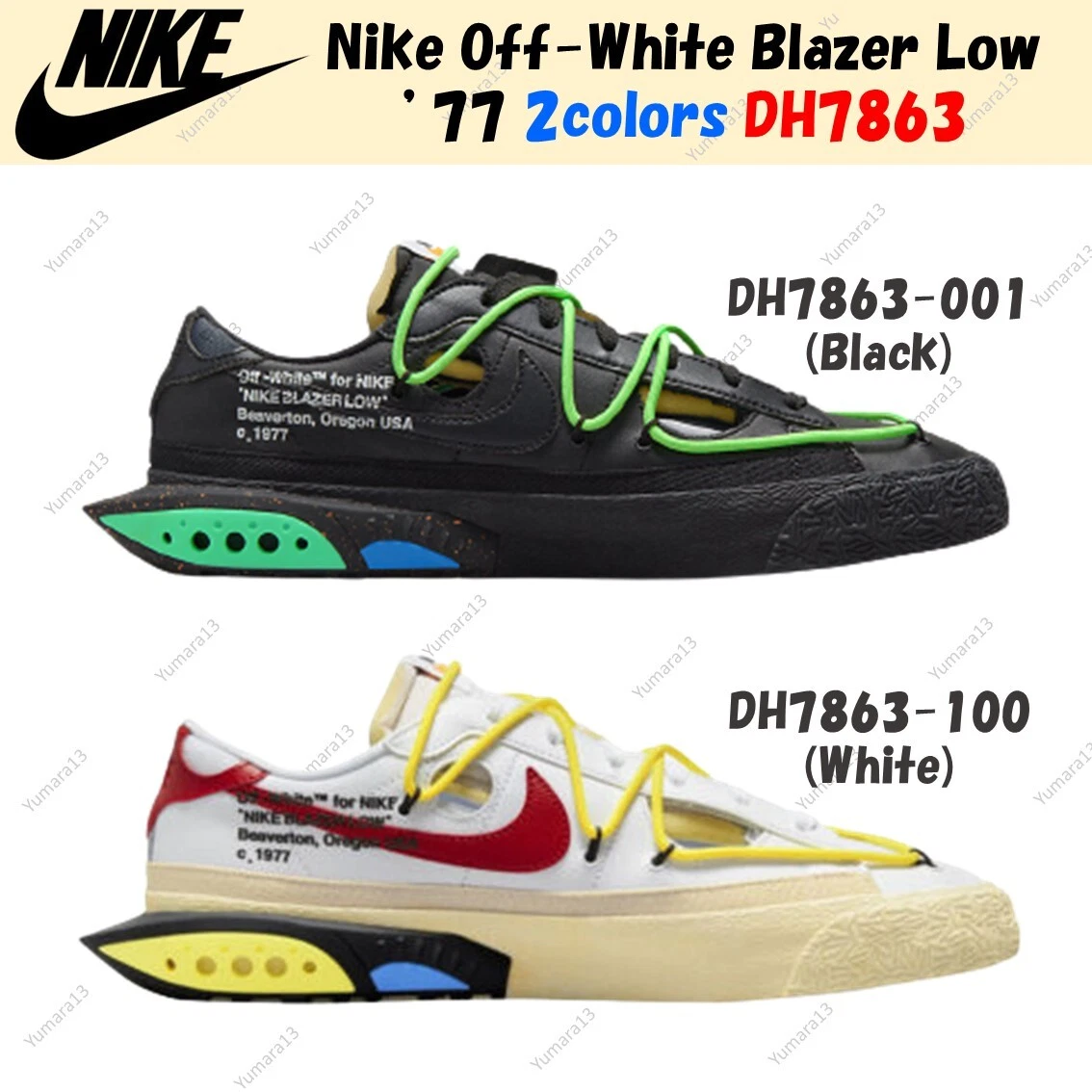 Nike Off-White x Blazer Low Black for sale | eBay