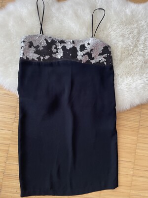  TWINSET Simona Barbieri Kleid Tunika Gr. M 36-38 Pailletten  