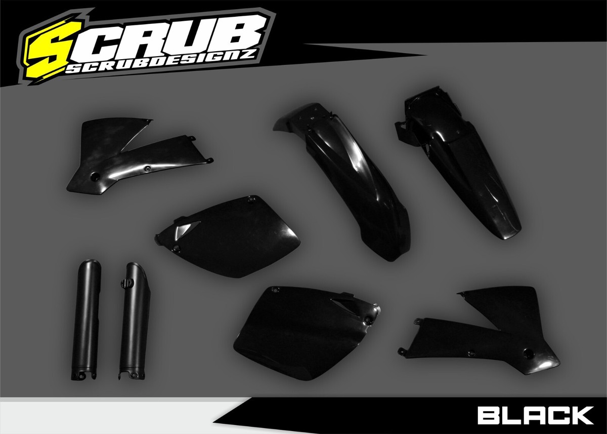 Plastics Kit Black KTM EXC EXC-F 2003 125 200 250 300 400 450 525