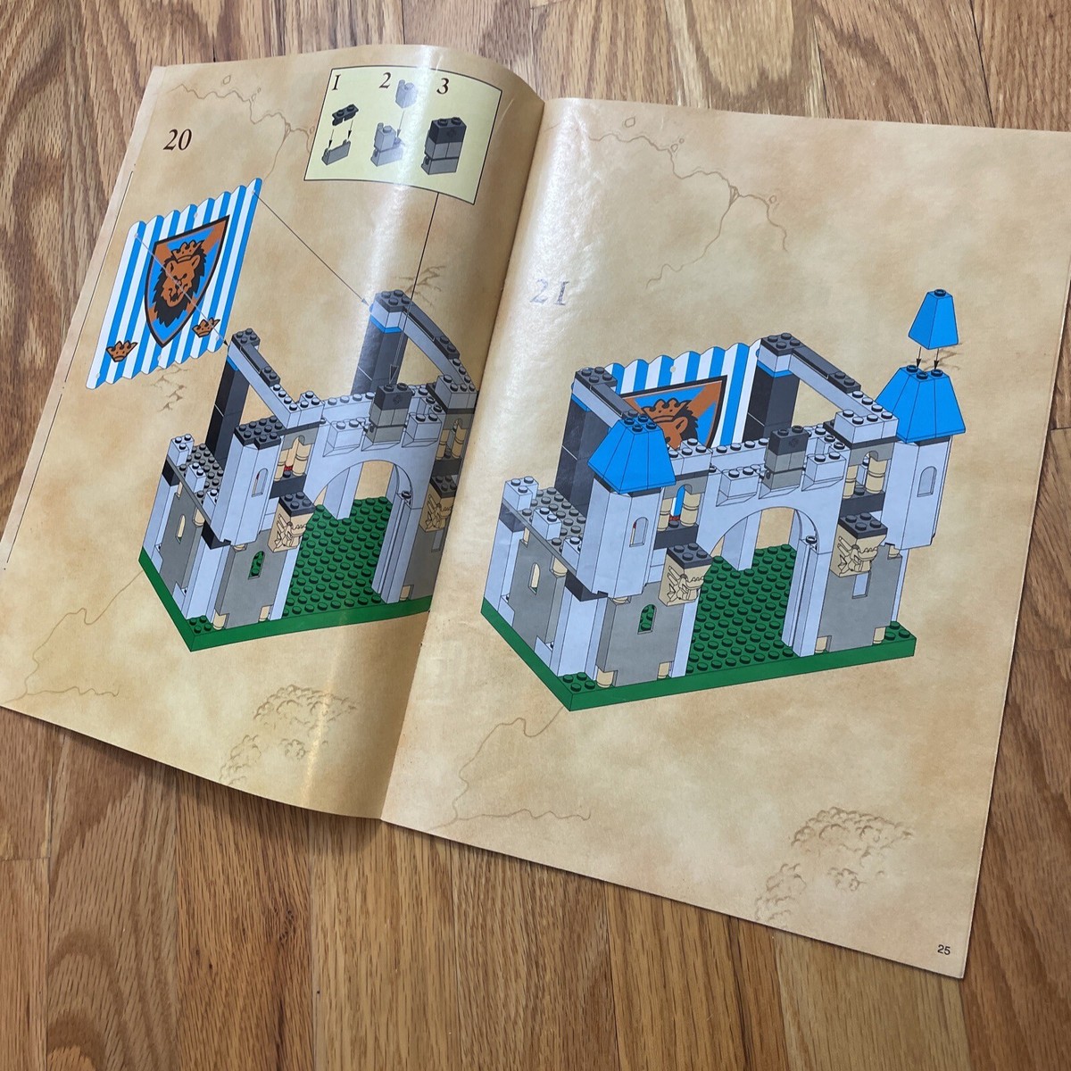 Lego 6098/6091 King Leo's Castle Instructions Manual Booklet