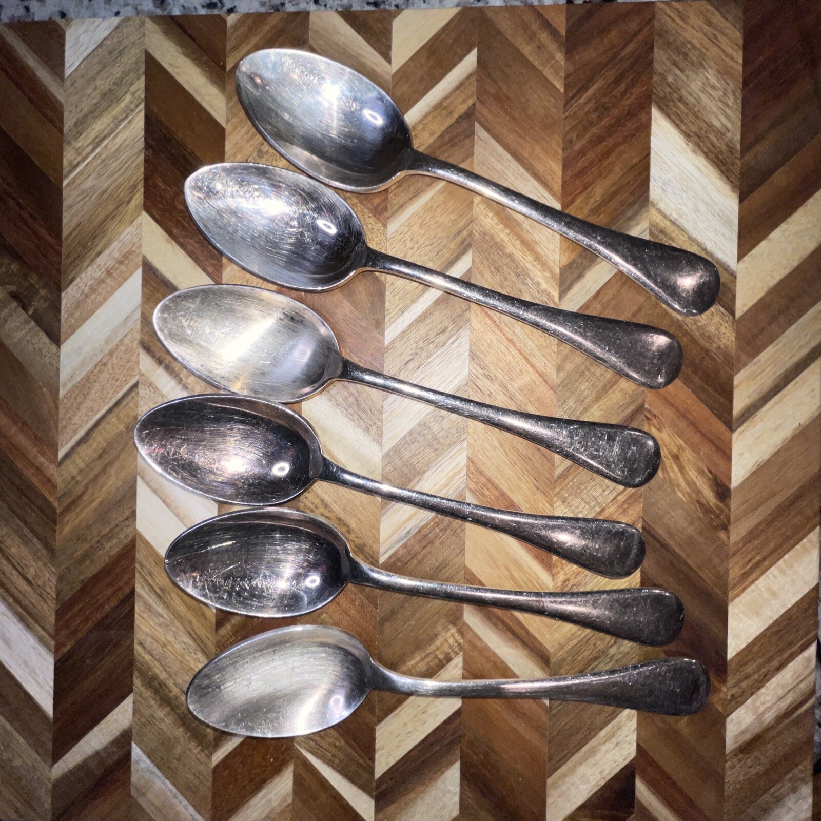 1 Calderoni BORROMEO Glossy 18/10 Stainless ITALY Flatware 8" OVAL