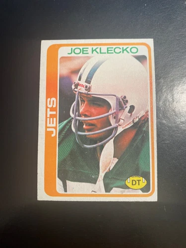 1978 TOPPS FOOTBALL #287 JOE KLECKO (RC)!! HOF ROOKIE!! $1 SHIPPING!!