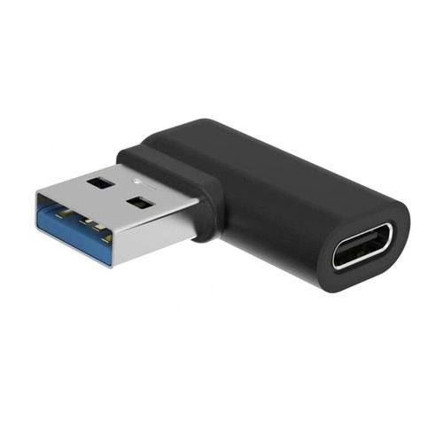 Right Angle USB 3.0 to Type C Adapter for Efficient Data Transfer and Charging - Zdjęcie 7 z 8
