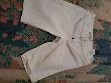 Girl sz 12 SHORTS Abercrombie Kids Fitch White Bermuda Stretch Shp Special