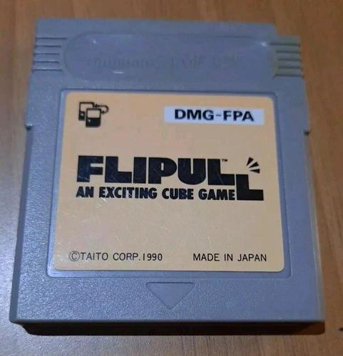 Flipull An Exciting Cube Game Nintendo Game Boy GB 1990 Japan Import DMG-FPA