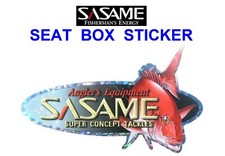 SASAME SEAT BOX STICKER FOR BOAT SEA FISHING LURE TACKLE BOX CAR VAN MAN CAVE