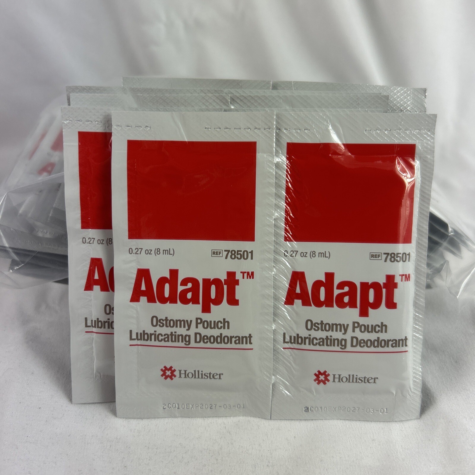 Hollister Adapt Ostomy Pouch Lubricating Deodorant 60 Packets 78501 Exp 2027 WOB eBay