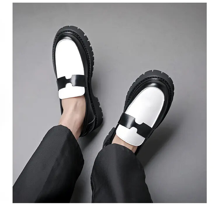 SAOLA Scarpe eleganti uomo ecopelle mocassini slip on casual business moda formale OL