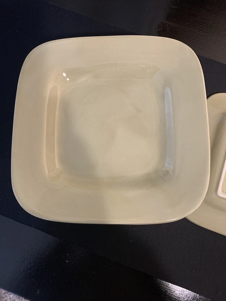 Platos Target Home - Aptos para lavavajillas cuadrados verde oliva/guisante (8) Foto 3 de 4