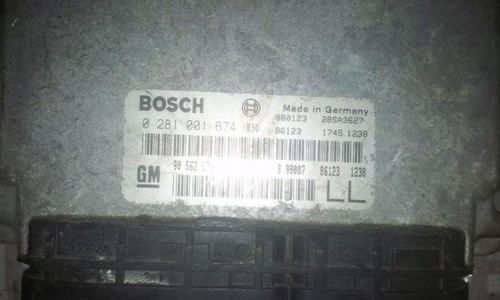 Opel Astra 1998 ECU Engine Computer (Engine Control Unit) 02810016 #1091-86