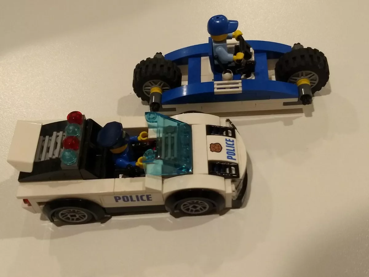 Lego Police CUSTOM set with 2 SPECIAL police 2 Guns CUSTOM car motorcycle