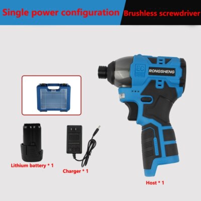 16V Brushless Impact Screwdriver Strike Wrench Multi-function Electric Tool