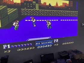 Double Dragon II - TJC-W2 (Nintendo NES, 1989) with manual