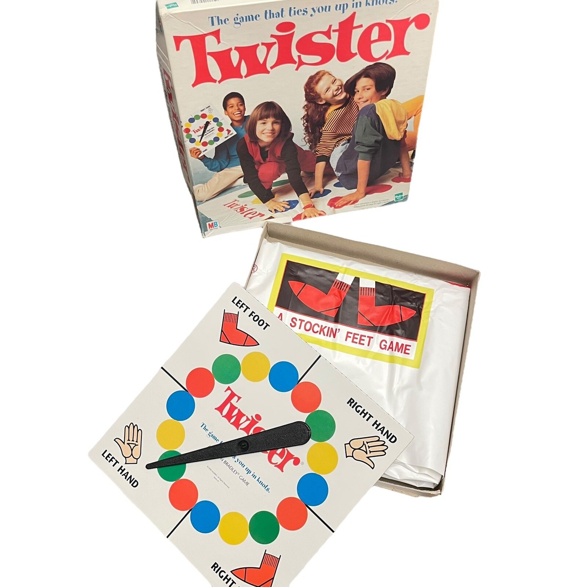 スウェデッセ ツイスター SWEDESE TWISTER 1998 TWISTER Action Game Milton Bradley Hasbro Colorful Floor Mat