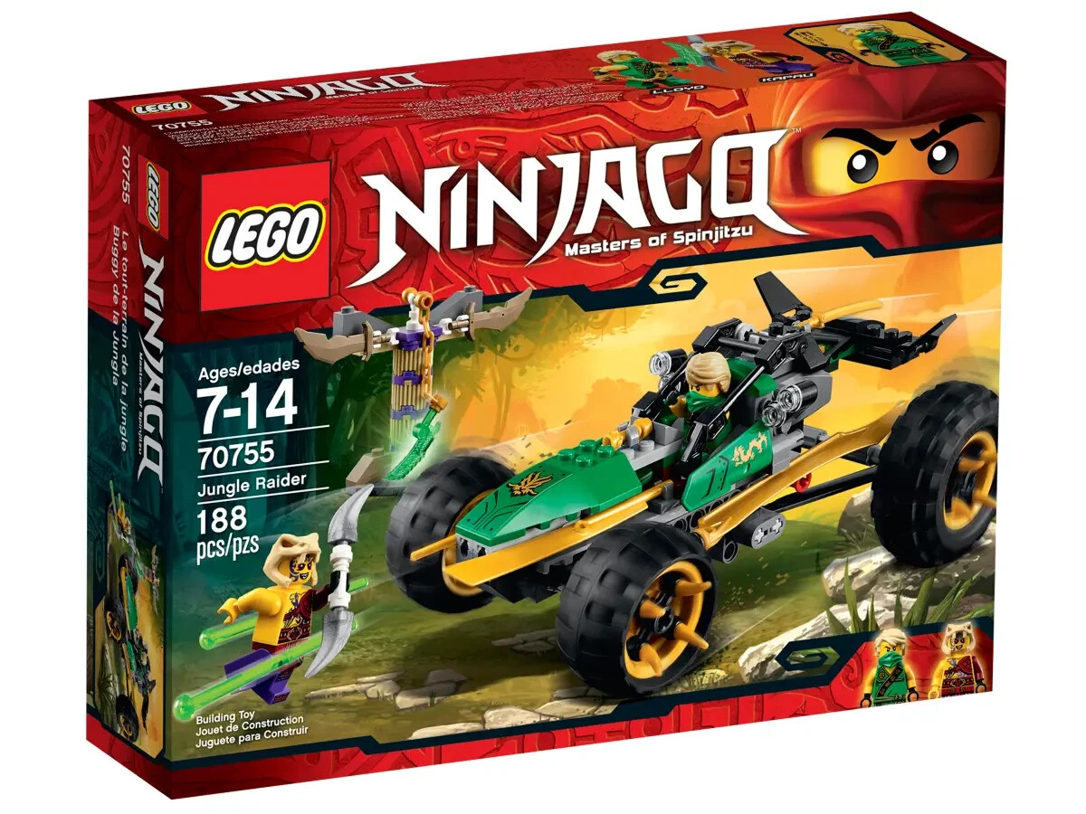 Lego Jungle Raider 70755 NINJAGO Minifigure Building set