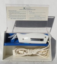 Vtg PENNEY  S PENNCREST Electric Scissors Stainless Steel Blades 2 Speeds w/Case