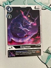 Greymon ST5-06 C Digimon CCG | Machine Black Near Mint