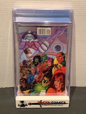 JLA/Avengers # 1 2 3 4 Set George Perez Custom Label CGC 9.8 DC
