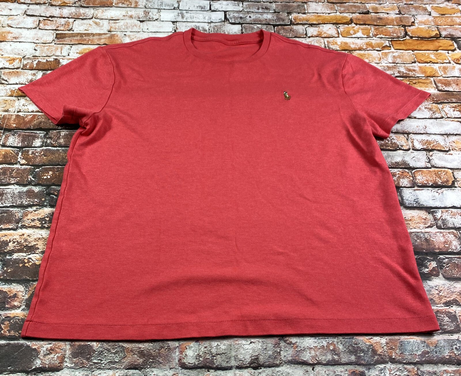 Polo Ralph Lauren camicia media rossa manica corta pony logo preppy casual uomo