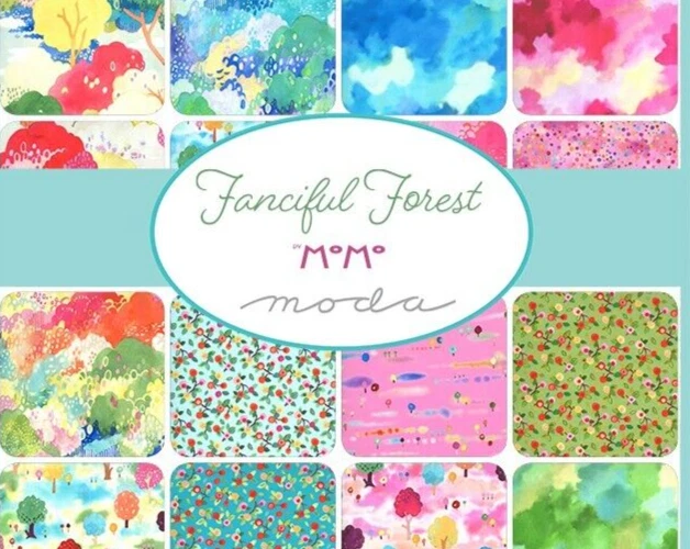 FANCIFUL FOREST Jelly Roll MODA Fabric MOMO fantasy Quilting Sewing 33570JR - Image 2 of 4