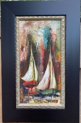 Haitian Haiti Art  Painting by Jean Rene Jerome 9x18