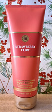 Bath  Body Works Strawberry Flirt Ultimate Hydration Body Cream- Full Size