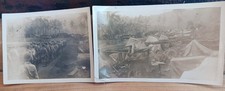 Authentic World War II-era photographs U.S. military encampment and soldiers