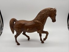 Vintage 1959-1960 Breyer Woodgrain Family Arabian Stallion - Chipped Ears