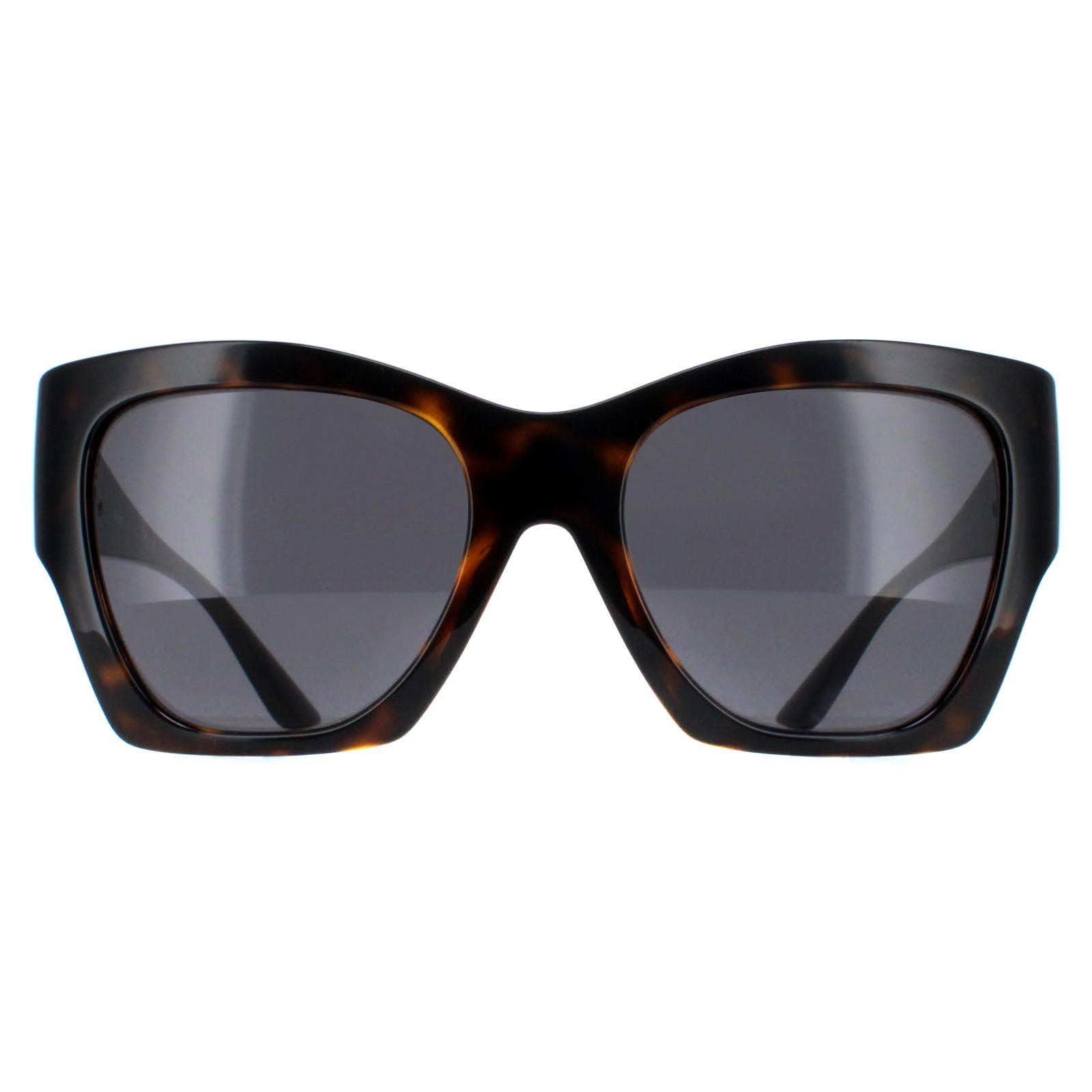 Versace Grey Ve4452 108/87 Woman Sunglasses Injected Turtle Geometric Normal - Image 2