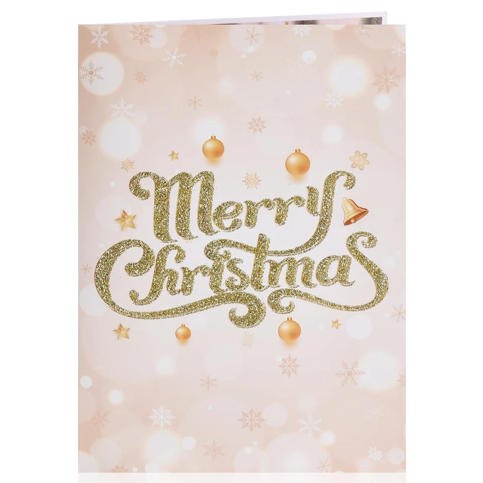 Tarjetas de Navidad Pop Up, Libros Diseño Árbol de Navidad, Popu musical 3D Hecho a mano... Foto 3 de 4