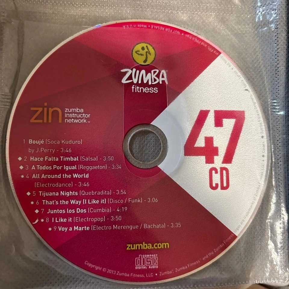 Zumba Lover 15 CDs Zumba Fitness ZIN46-60 Japan Used Set Bundle Japan E7 - Image 2 of 4