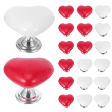 20 PCS Toilet Push Button Replacement Heart Shape Press Aid Tank Pusher