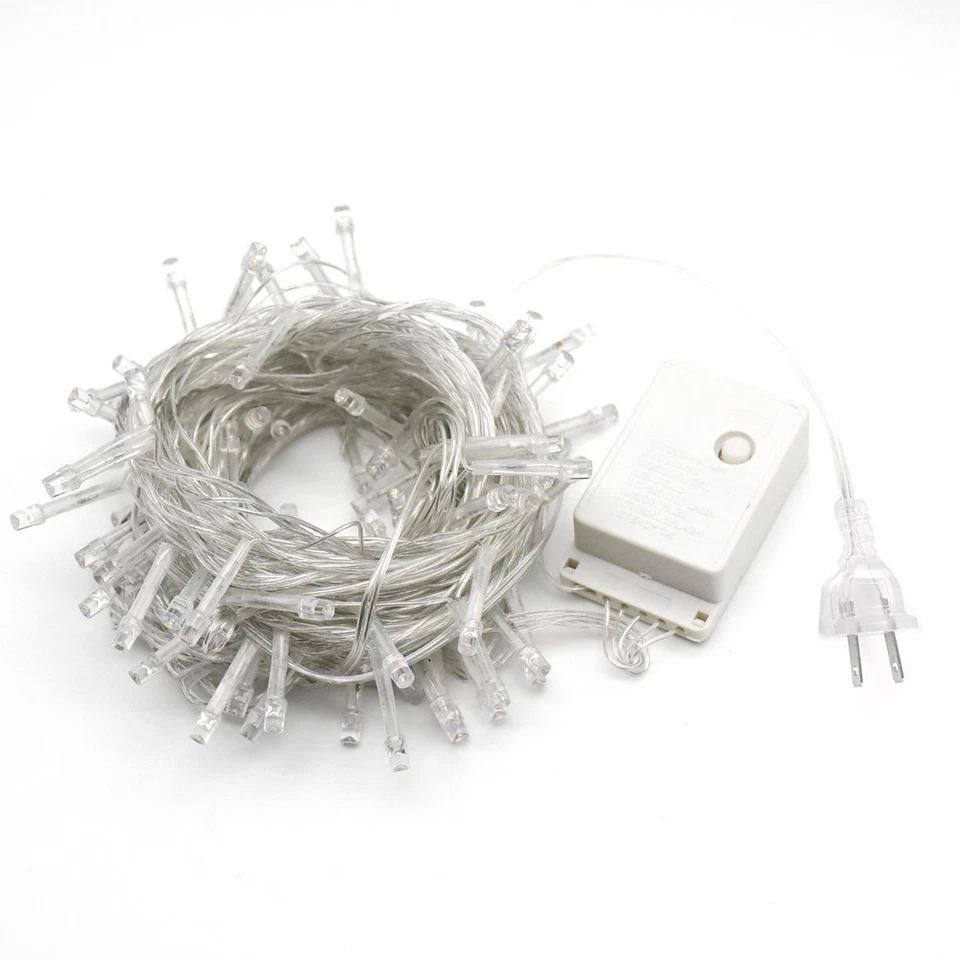 100-800 Luces LED Boda Jardín Fiesta Navidad Patio Luces Boda Árbol Decoración Foto 4 de 4