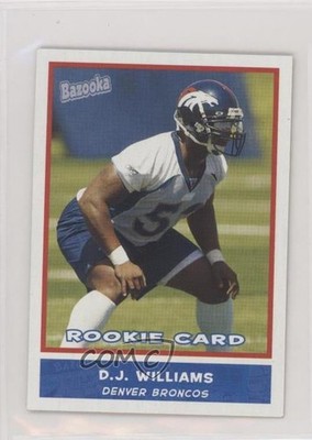 2004 Bazooka Mini DJ Williams #187 Rookie RC 8d2