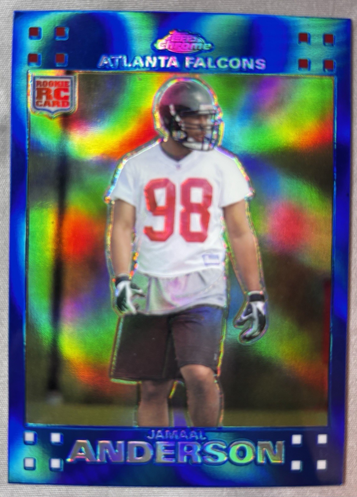 Jamaal Anderson Topps Chrome #TC230 Blue Refractor